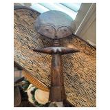 African artwork, wooden fertility doll