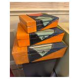 Set of 3 decorative boxes