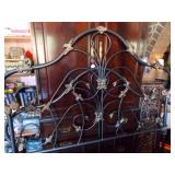 Queen metal bed