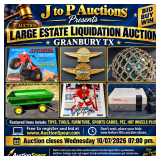 Large Estate Liquidation Auction Granbury TX