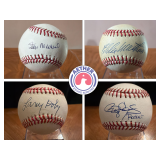 Play Ball with Signed Baseballs Online Auction in Fishers and Pendleton