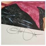 Many signed & framed pinup art by artist OLIVIA De Berardinis.
