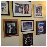 Numerous autographed photos by the likes of Ali, Ripken Jr., Nolan Ryan & MORE !