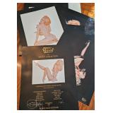 1993 limited edition color plate set of 12 pin-up art by artist OLIVIA De Berardinis.