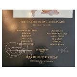 1993 limited edition color plate set of 12 pin-up art by artist OLIVIA De Berardinis.
