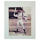 Autographed HOF Joe Dimaggio B&W photo.