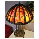 Art Nouveau "Flying Lady" table lamp by designer Peter Behrens.