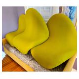 MCM set of 3 "Tongue Chairs" lounge chairs designed by Pierre Paulin.