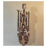Carved wooden African N