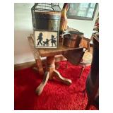 Artwork cross Stitch , Oak Drop Leaf Table 