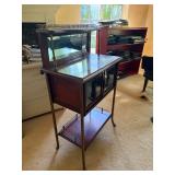 Victorian to Edwardian era circa 1890s–1910s sheet music mahogany cabinet