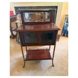 Victorian to Edwardian era circa 1890s–1910s sheet music mahogany cabinet