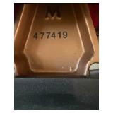 Steinway & Sons Model M grand piano, serial number 477419,  1981.