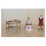 Limoges France porcelain trinket boxes