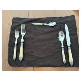 SCOF France “Pompadour” Pearl Cream Flatware Set