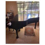 Steinway & Sons Model M grand piano, serial number 477419,  1981.