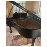 Steinway & Sons Model M grand piano, serial number 477419,  1981.