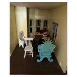 Custom expertly handcrafted doll house with so many details