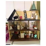 Custom expertly handcrafted doll house with so many details