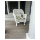 Pair of “plicker” chairs w/ cushions $50