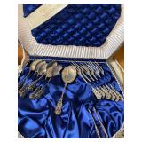 800 silver, English dessert setAntiko in Hildesheiner Rose pattern