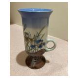 8 pottery mugs