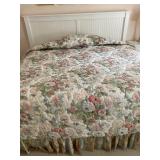 King bed w/shiplap headboard, complete $300