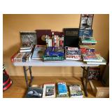 small selection of baseball books