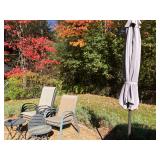 some of the patio furniture