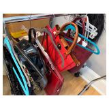 LARGE NUMBER OF PURSES - MOST ARE NEW WITH TAGS ON