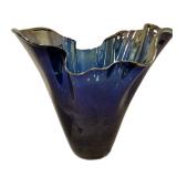 PNW GLASS ARTIST DAN BERGSMA ART GLASS VASE 