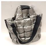 ROBERTA GANDOLFI ITALIAN PUFFY PURSE WITH CLOTH BAG