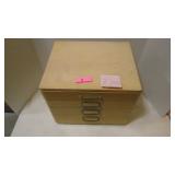 Mid century Silver chest & contents