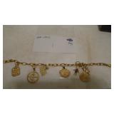 14k. gold charm bracelet