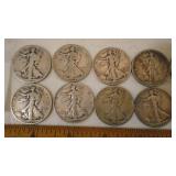 walknig liberty half dollars