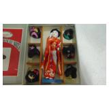 Geisha wig doll MIB
