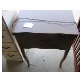 Old style sewing table without sewing machine