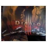 Diablo poster 26x39 signed by all crew(according to Google 1 of 3) - BLIZZ-CON 2011