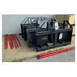 2026 LandHonor BS-12-2500G Skid Steer Bale Spear, Unused 
