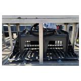 2026 LandHonor MRB-72-44W Mini Skid Steer Rock Grapple, Unused