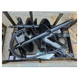 2026 Mower King SSECAG-Y With 3 Bits Skid Steer Auger, Unused 
