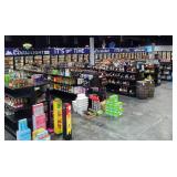 Walk-In 43-Door Lighted Cooler, Includes Some Shelving Inside Cooler, Contents Of Alcohol NOT Includ