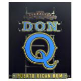 Don Q Neon Sign, Approx 25" x 16 "