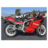1986 Suzuki GSX-R750R Limited Edition, Vin# GR71G100175, Kilometers Showing On Odometer 18776