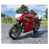 1999 Ducati 748, VIN# ZDM1SB3R6XB010913, Kilometers Showing On Odometer 8722 