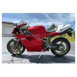1999 Ducati 748, VIN# ZDM1SB3R6XB010913, Kilometers Showing On Odometer 8722 