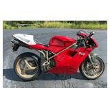 1999 Ducati 748, VIN# ZDM1SB3R6XB010913, Kilometers Showing On Odometer 8722 