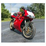 1999 Ducati 748, VIN# ZDM1SB3R6XB010913, Kilometers Showing On Odometer 8722 