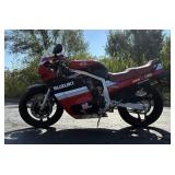 1985 Suzuki GSX-R750, VIN# GR71F104889, Kilometers Showing On Odometer 7236