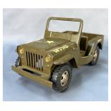Tonka Pressed Steel Military Jeep Toy Vehicle